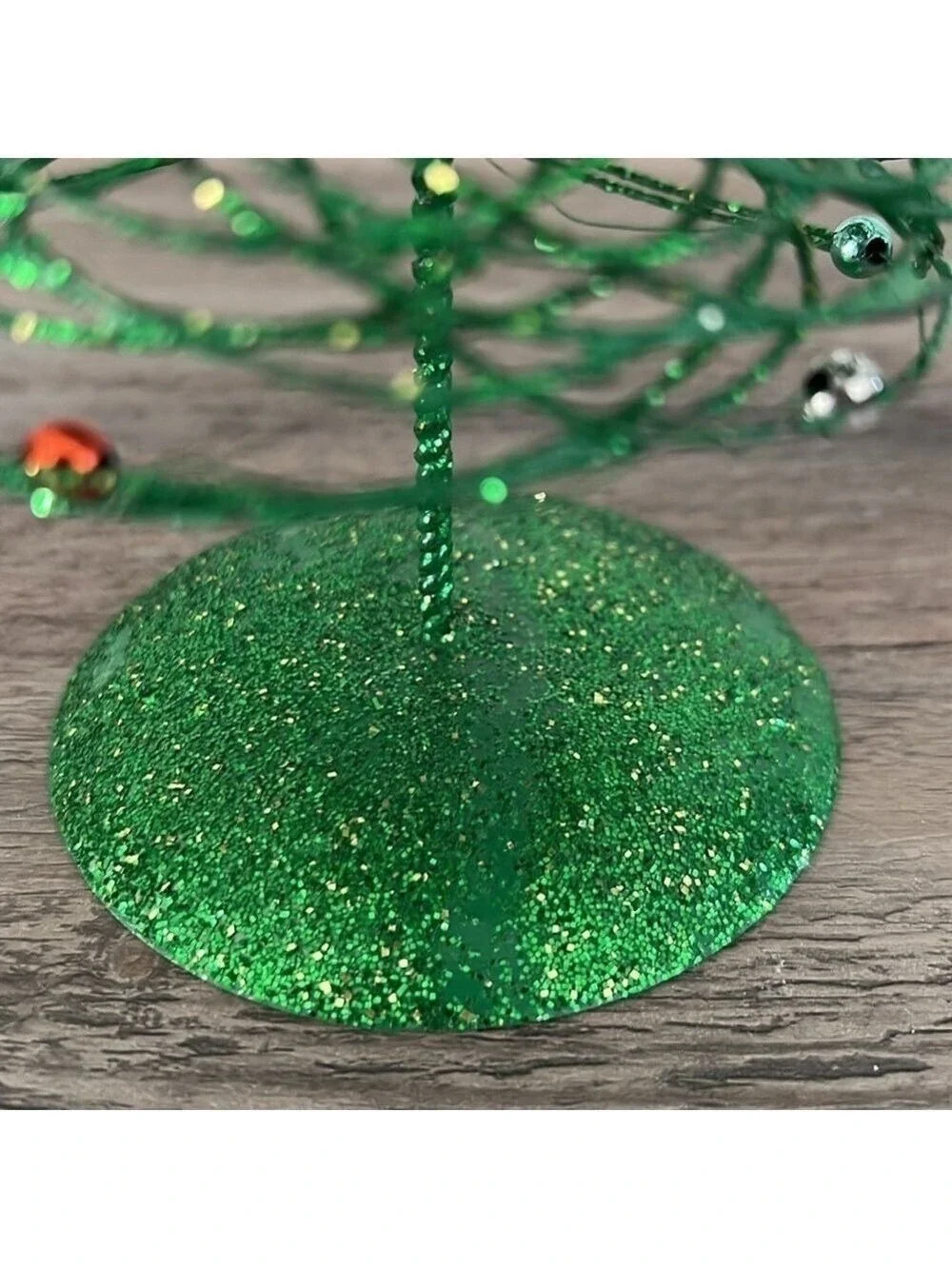 Pier 1 Imports Glitter Wire Star Christmas Tree 10 Inch Set Of 3